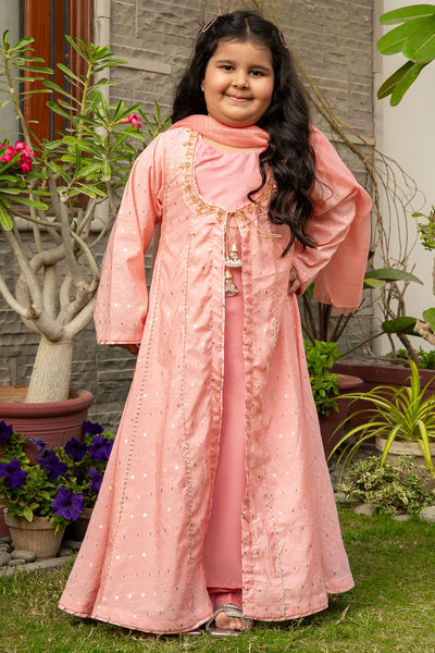 Viscose Jacquard Hand Adda Work 3 Pc Suit