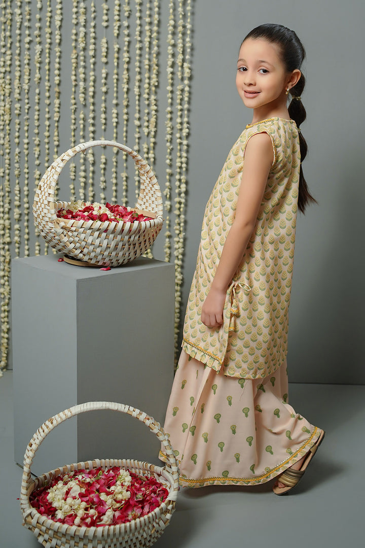 Swiss Lawn Digital Printed 3 Pc Suit - Wear Ochre