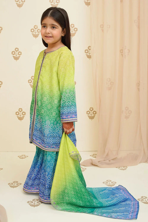 Best Swiss Lawn Digital Printed 3 Pc Suit - Wear Ochre -