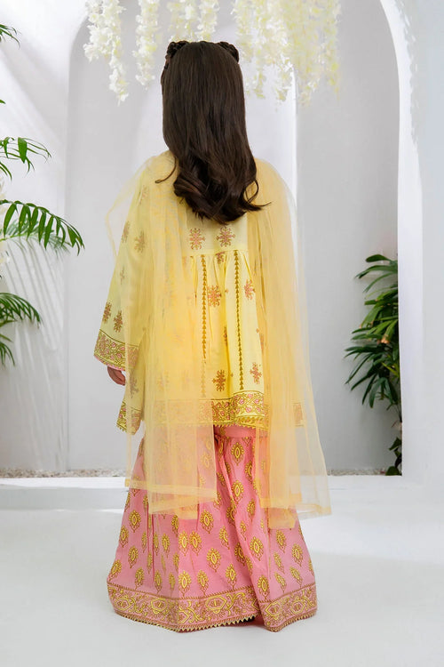 Best Cotton Silk Printed 3 Pc Suit - Wear Ochre -