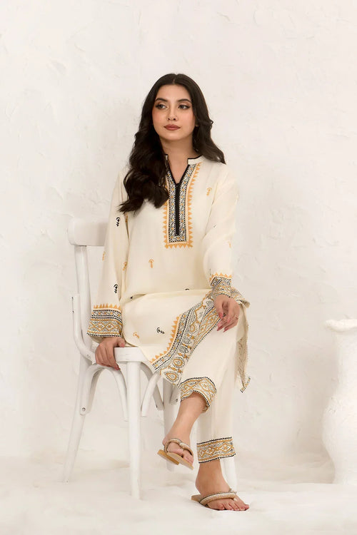 Best Cotton Crepe Printed 2 Pc Suit - Wear Ochre -