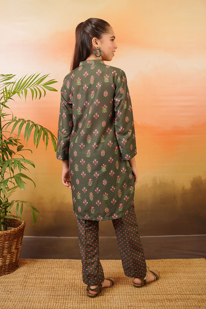 Swiss Lawn Printed 2 Pc Suit - Wear Ochre