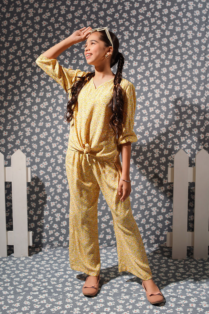 Georgette Printed Co-ords - Wear Ochre