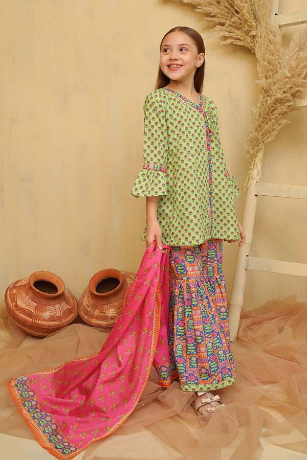 Swiss Lawn Digital Printed 3 Pc Suit