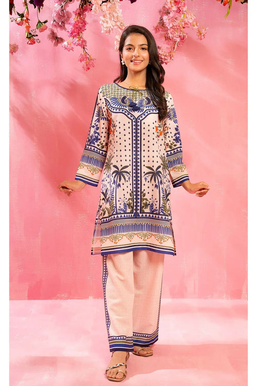 Best Swiss Lawn Digital Printed 2 Pc Suit - Wear Ochre -