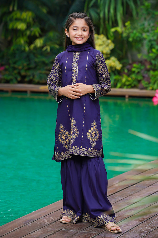 Cotton Printed 3 Pc Suit
