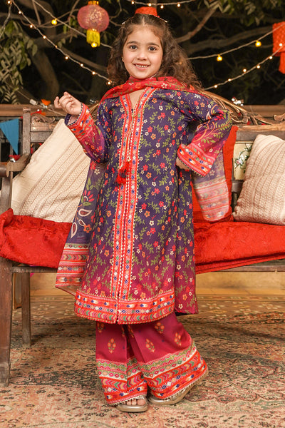 Poly Lawn Digital Printed 3 Pc Suit