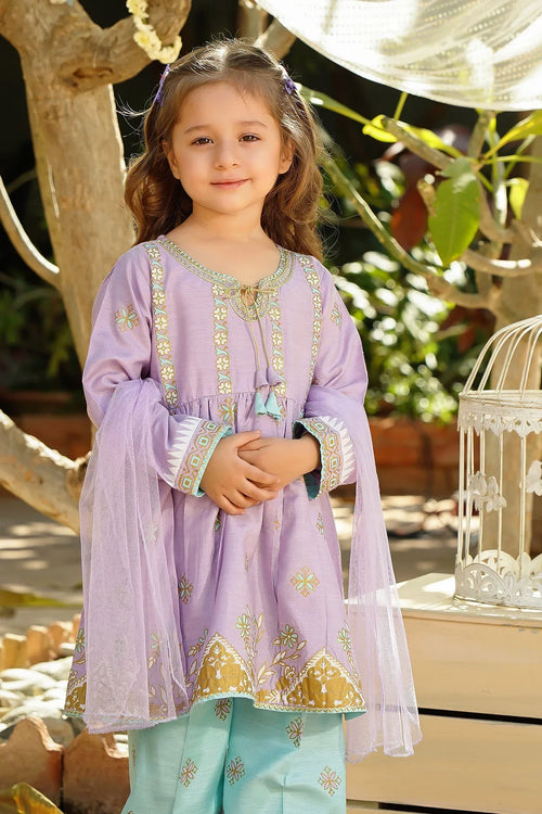 Best Cotton Silk Printed 3 Pc Suit - Wear Ochre -