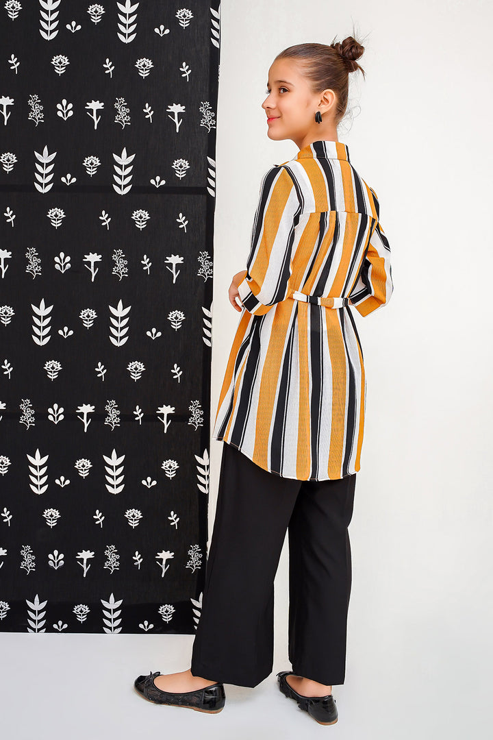 Crepe Printed 2 Pc Suit - Wear Ochre