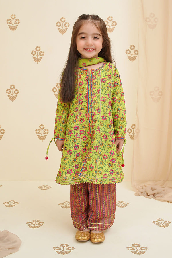 Swiss Lawn Digital Printed 3 Pc Suit