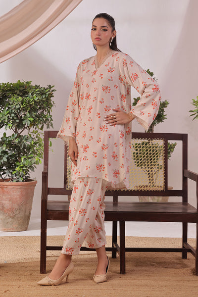 Chambray Cotton Women's 2 Pc Suit