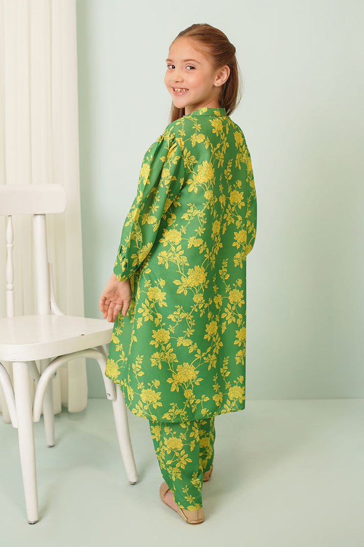 Swiss Lawn Printed 2 Pc Suit - Wear Ochre