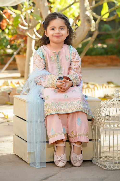 Best Cotton Silk Printed 3 Pc Suit - Wear Ochre -