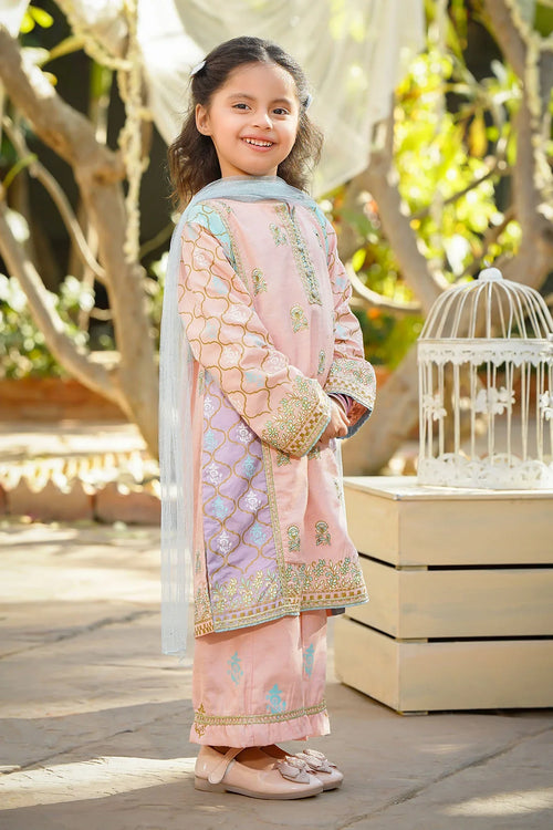 Best Cotton Silk Printed 3 Pc Suit - Wear Ochre -
