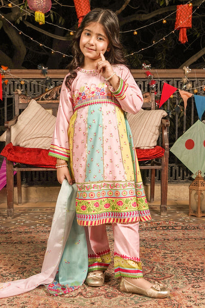 Poly Lawn Digital Printed 3 Pc Suit