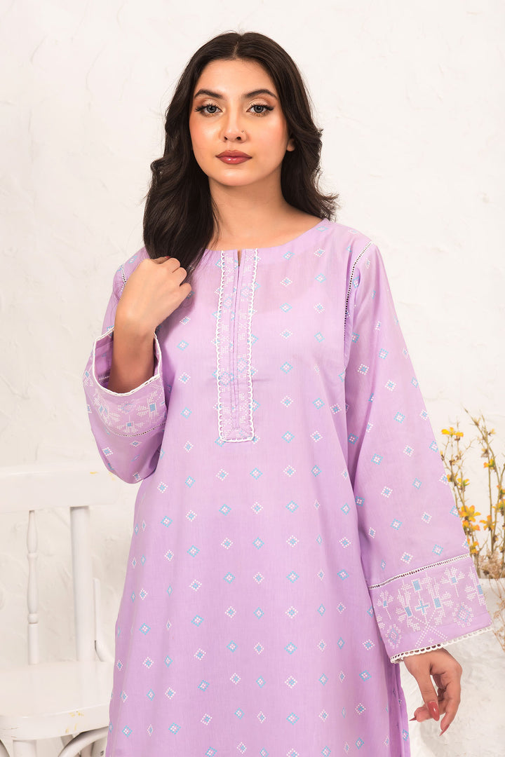 Cotton Printed 2 Pc Suit - Wear Ochre