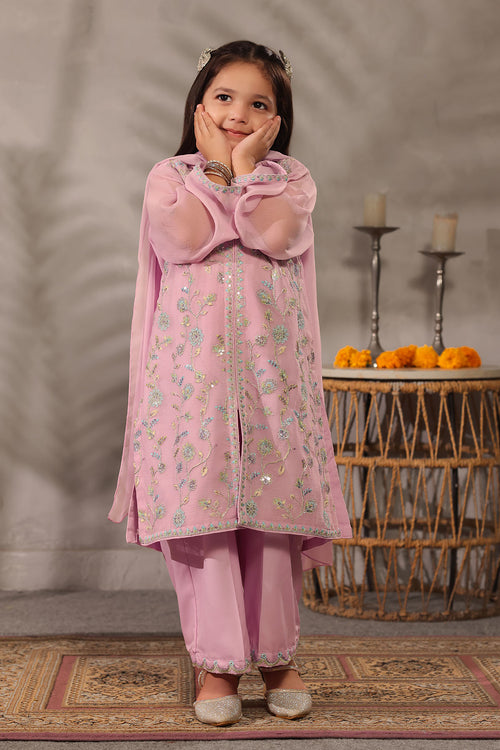 Chiffon Embroidered 3 Pc Suit