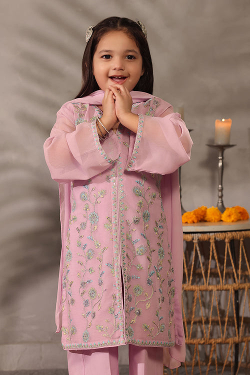 Chiffon Embroidered 3 Pc Suit