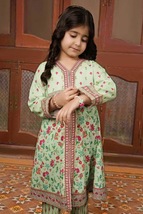 Best Poly Lawn Digital Printed 3 Pc Suit - Wear Ochre -