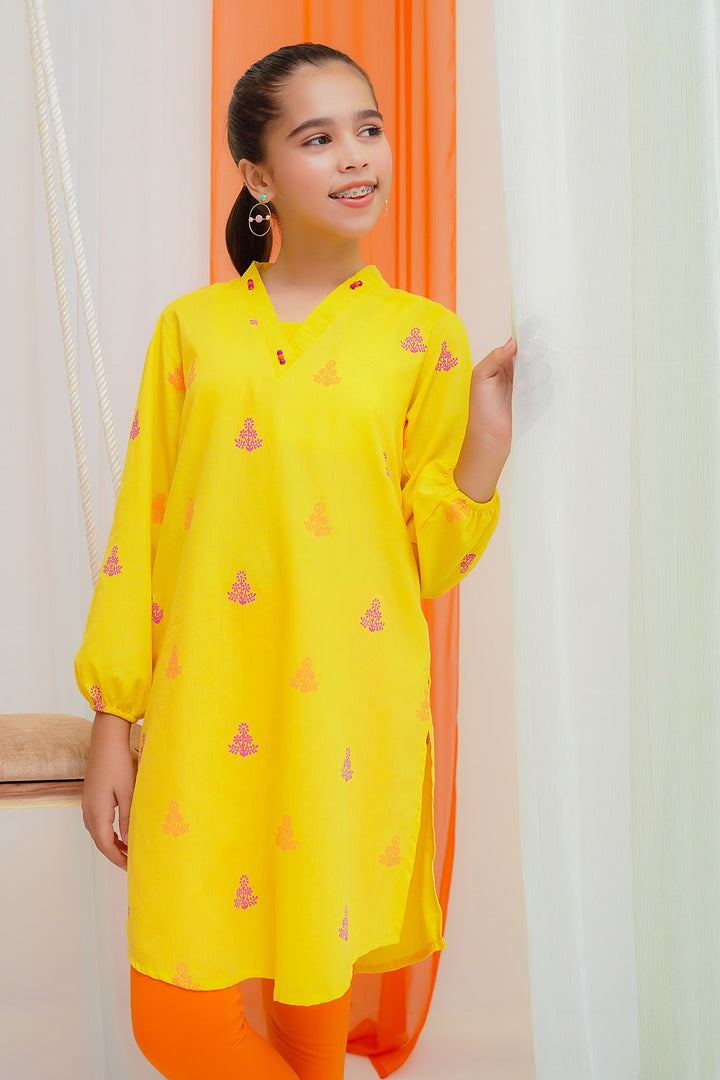 Cotton Printed Kurta - Wear Ochre