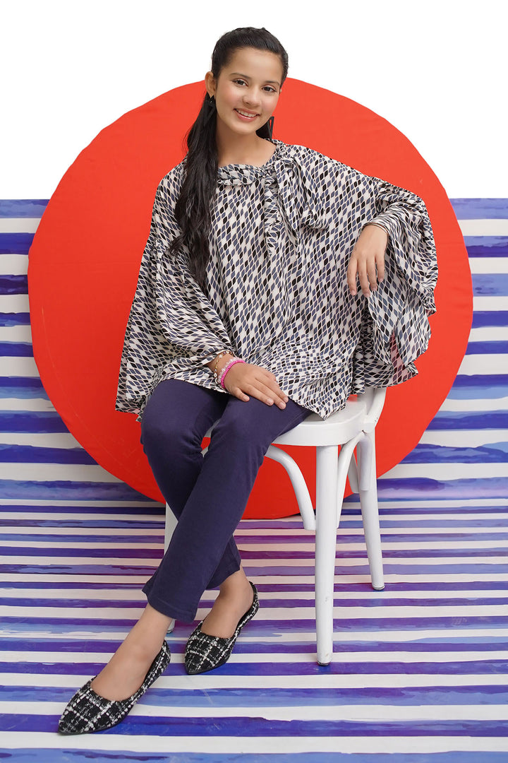 Printed Georgette Top - Wear Ochre