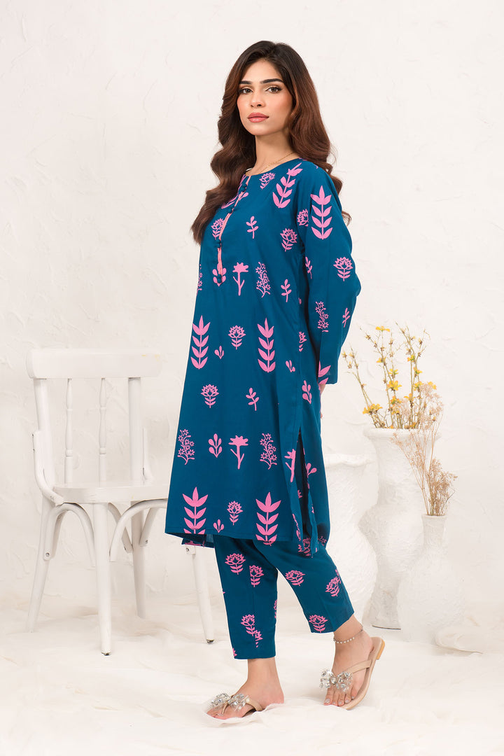Cotton Printed 2 Pc Suit - Wear Ochre