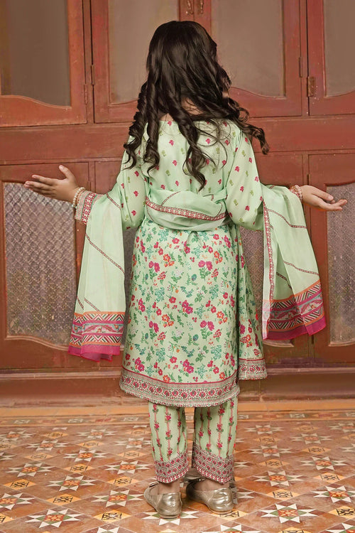 Best Poly Lawn Digital Printed 3 Pc Suit - Wear Ochre -