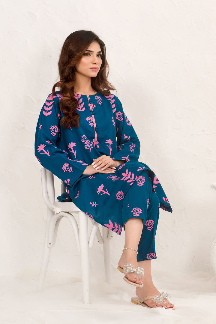 Cotton Printed 2 Pc Suit - Wear Ochre