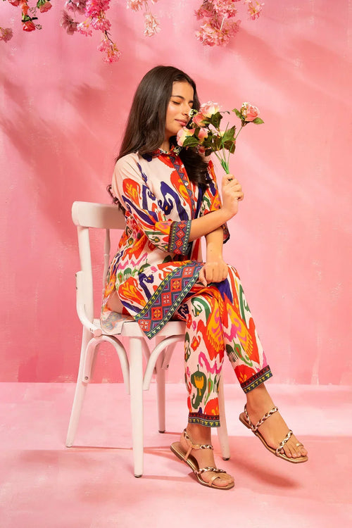 Best Swiss Lawn Digital Printed 2 Pc Suit - Wear Ochre -