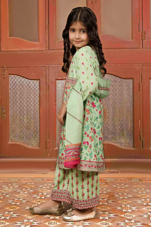 Best Poly Lawn Digital Printed 3 Pc Suit - Wear Ochre -