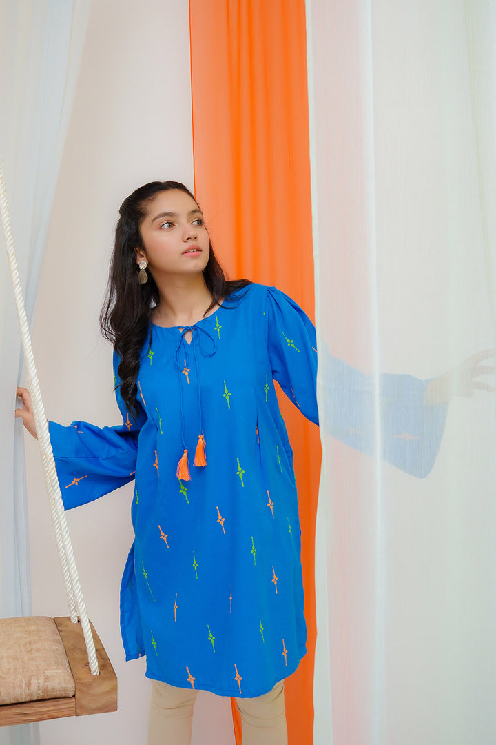 Cotton Printed Kurta - Wear Ochre