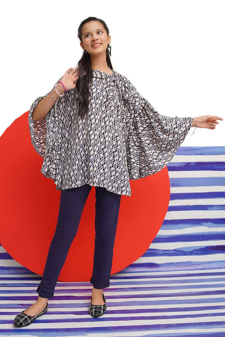 Printed Georgette Top - Wear Ochre