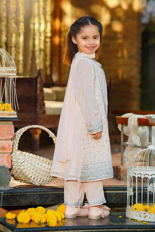 Best Chiffon Embroidered 3 Pc Suit - Wear Ochre -