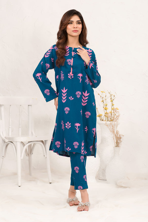 Cotton Printed 2 Pc Suit