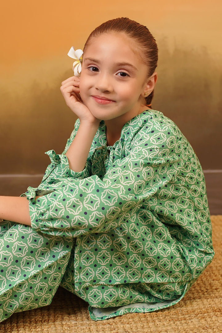 Swiss Lawn Printed 2 Pc Suit - Wear Ochre