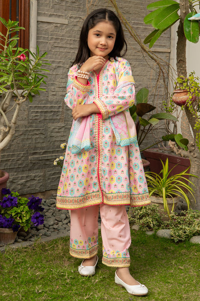 Poly Lawn Digital Printed 3 Pc Suit