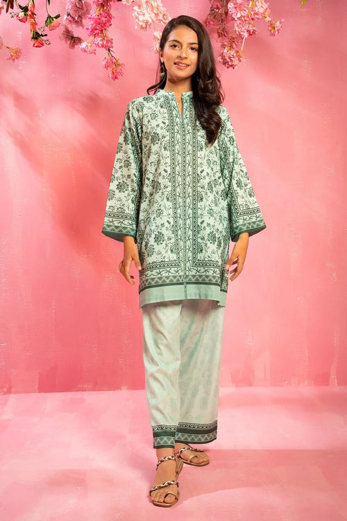 Best Swiss Lawn Digital Printed 2 Pc Suit - Wear Ochre -