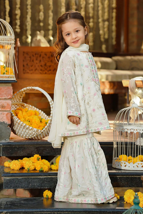 Best Chiffon Embroidered 3 Pc Suit - Wear Ochre -