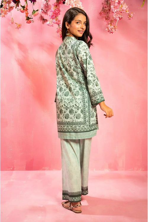 Best Swiss Lawn Digital Printed 2 Pc Suit - Wear Ochre -