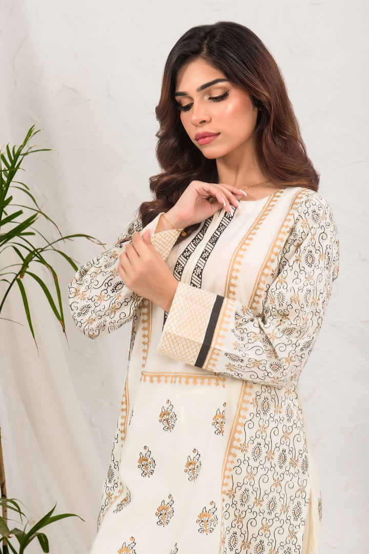 Cotton Printed 2 Pc Suit - Wear Ochre