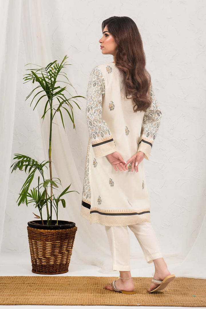 Cotton Printed 2 Pc Suit - Wear Ochre