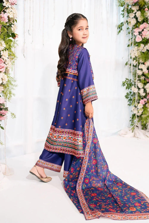 Best Herringbone Digital Printed 3 Pc Suit - Wear Ochre -
