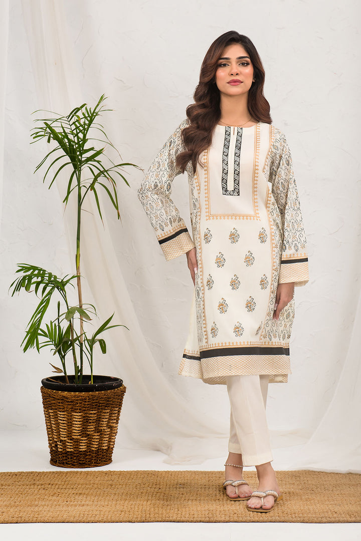 Cotton Printed 2 Pc Suit - Wear Ochre