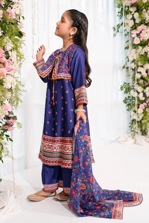 Best Herringbone Digital Printed 3 Pc Suit - Wear Ochre -