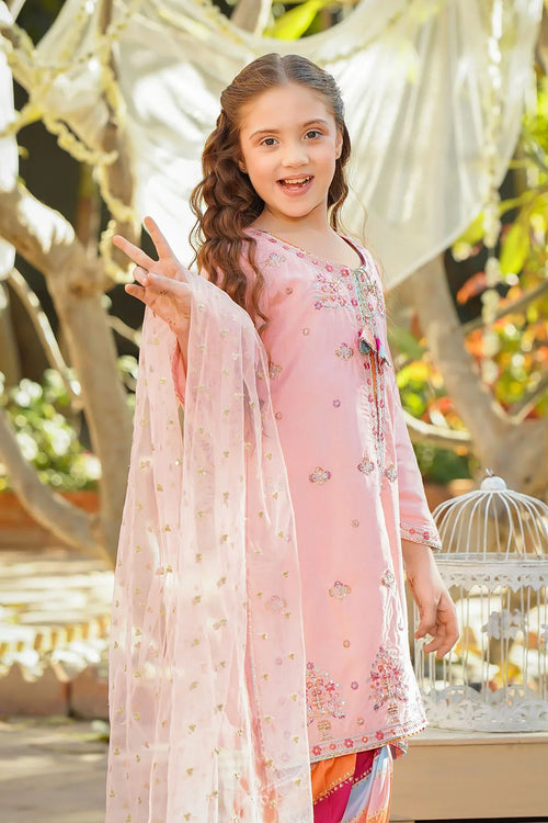 Best Cotton Silk Embroidered 3 Pc Suit - Wear Ochre -