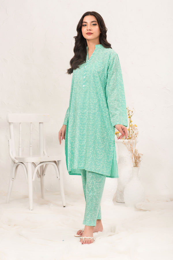 Cotton Printed 2 Pc Suit