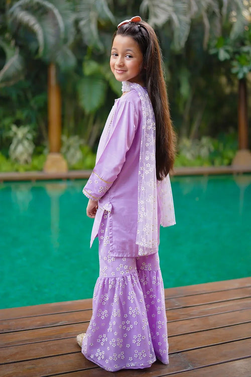 Best Cotton Silk Embellished 3 Pc Suit - Wear Ochre -