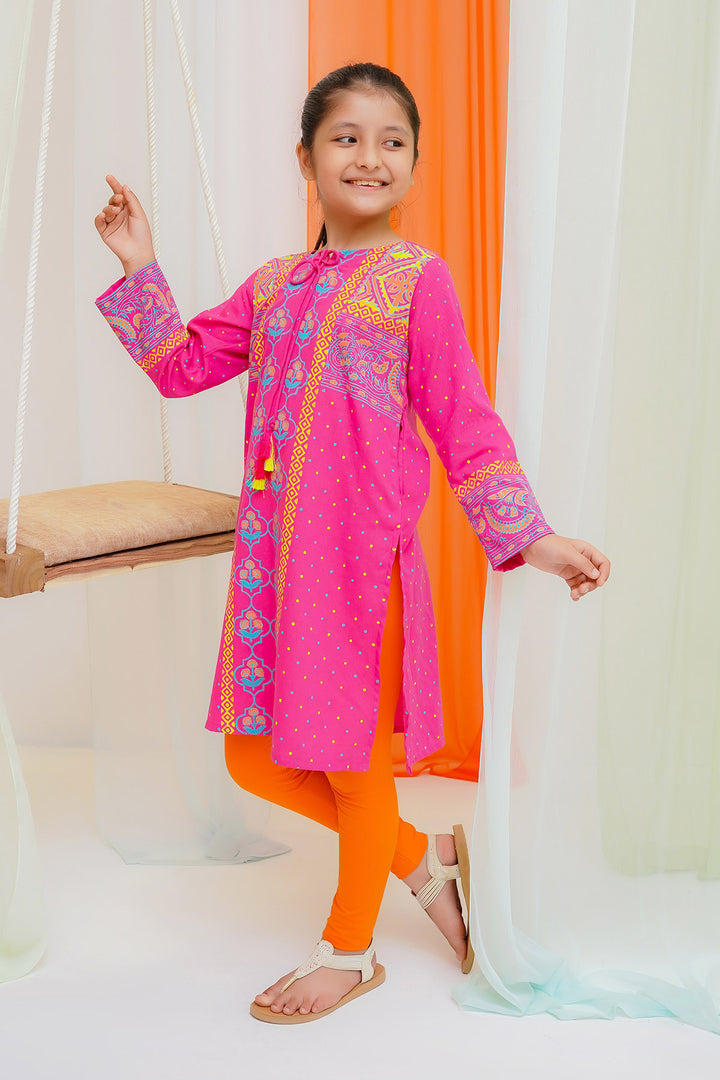 Cotton Printed Kurta - Wear Ochre