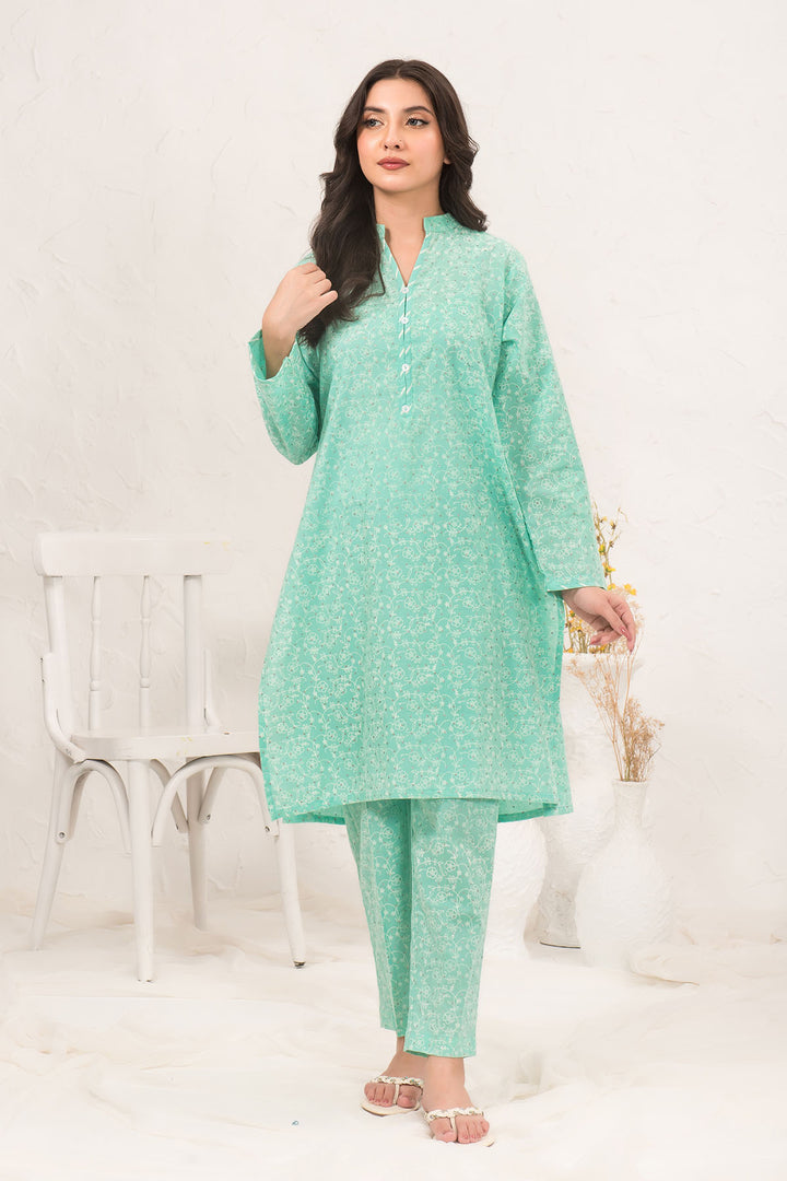 Cotton Printed 2 Pc Suit - Wear Ochre