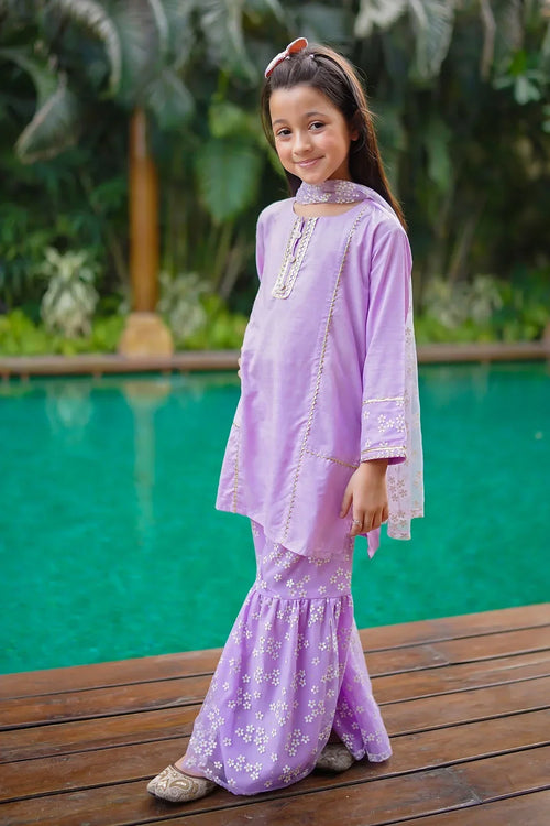 Best Cotton Silk Embellished 3 Pc Suit - Wear Ochre -
